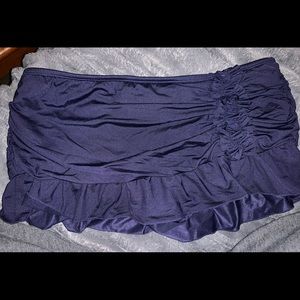 Navy Blue Swim Skort